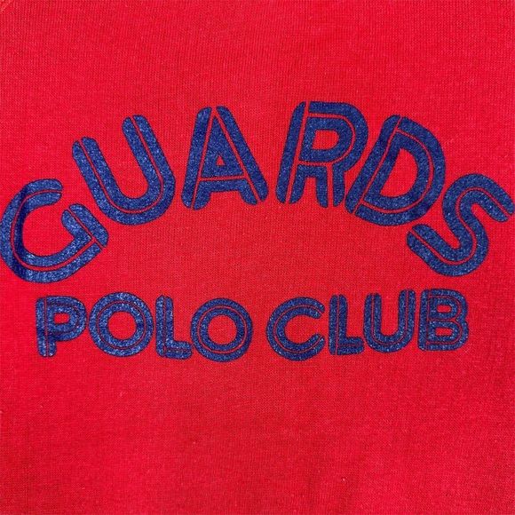 Vintage Grade #1 Sportswear Guards Polo Club Crew Neck Sweatshirt - Size Medium - Picture 2 of 5